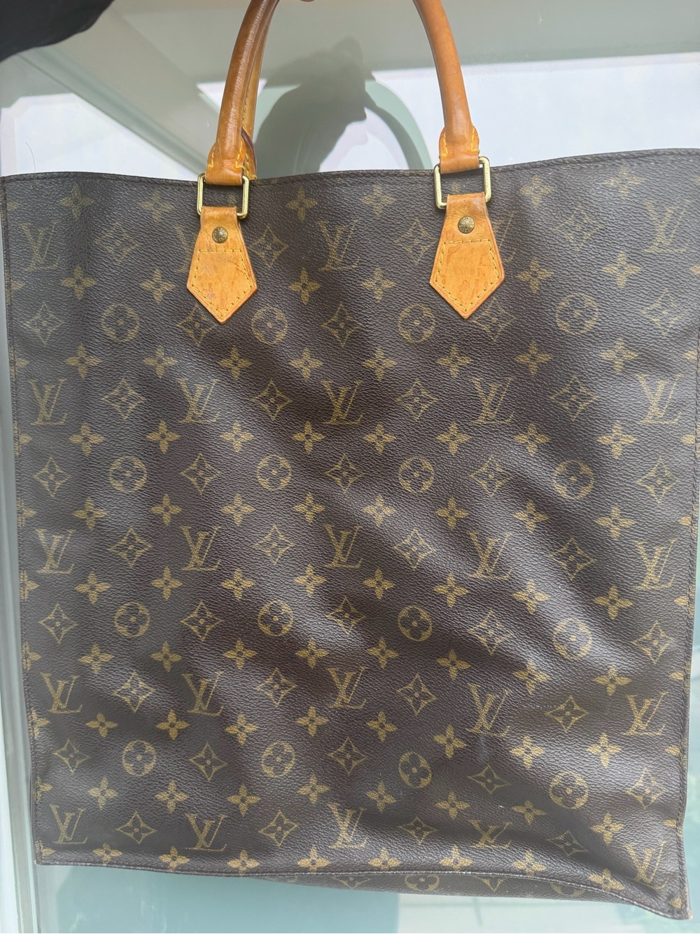 Louis Vuitton Monogram Sac Plat | LINER REPLACED
